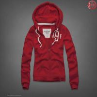 dames abercrombie fitch pullover zip 9 rood Echt Wholesale s2rj8387